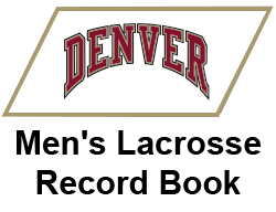 Denver Men's LAX Record Book